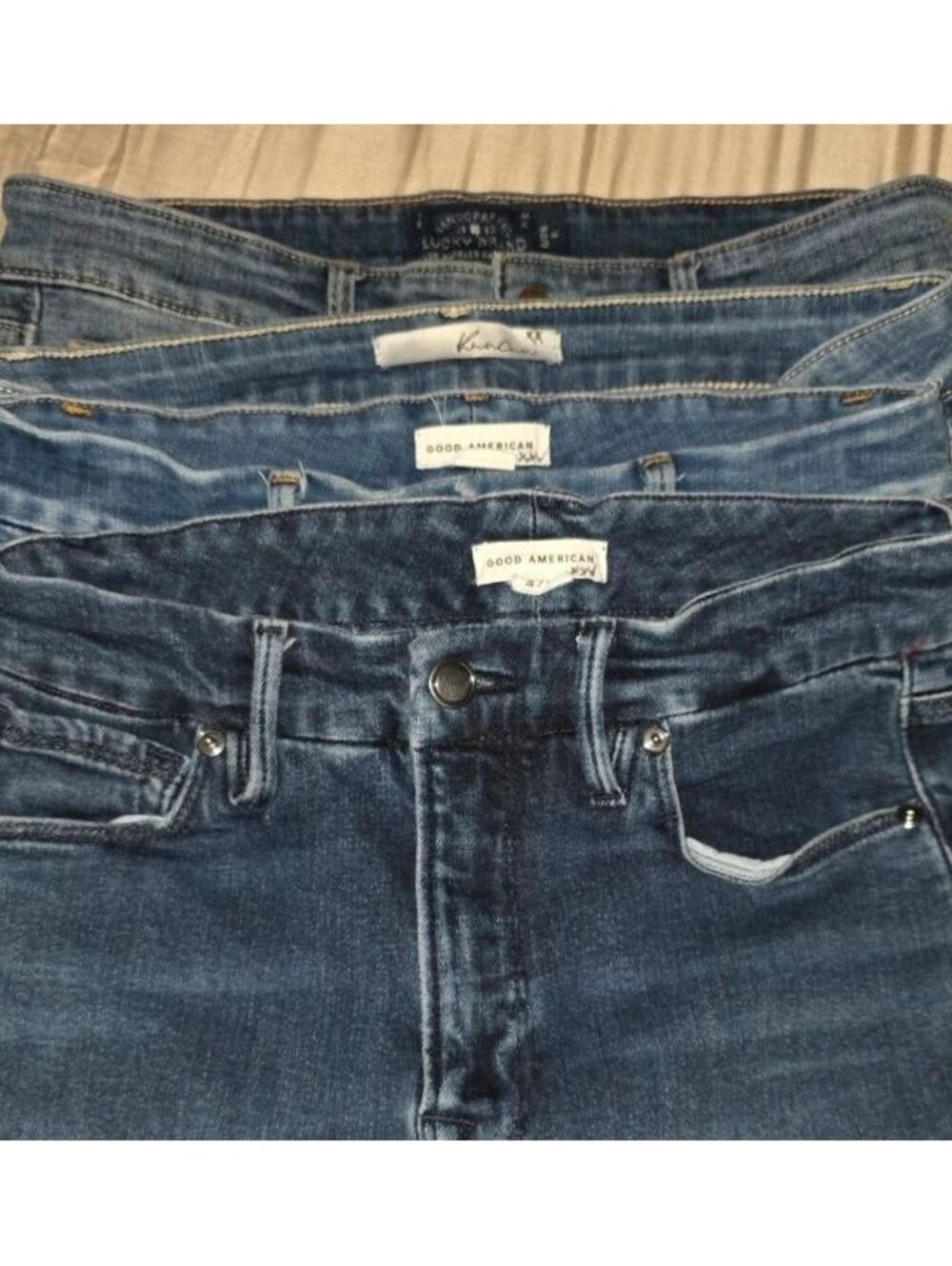 *4 Pairs* of Size 4/6 Skinny Good American/Lucky/KanCan
